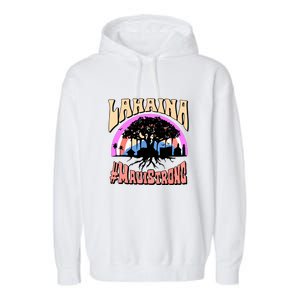 Pray For Maui Hawaii Lahaina Banyan Tree Gift Garment-Dyed Fleece Hoodie