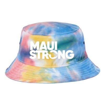 Pray For Maui Hawaii Strong I Stand With Maui Tie Dye Newport Bucket Hat