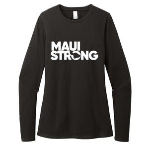 Pray For Maui Hawaii Strong I Stand With Maui Womens CVC Long Sleeve Shirt