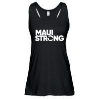 Pray For Maui Hawaii Strong I Stand With Maui Ladies Essential Flowy Tank