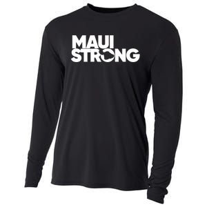 Pray For Maui Hawaii Strong I Stand With Maui Cooling Performance Long Sleeve Crew