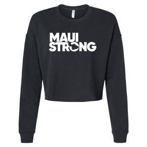 Pray For Maui Hawaii Strong I Stand With Maui Cropped Pullover Crew