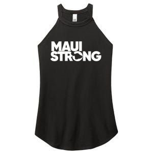 Pray For Maui Hawaii Strong I Stand With Maui Women's Perfect Tri Rocker Tank