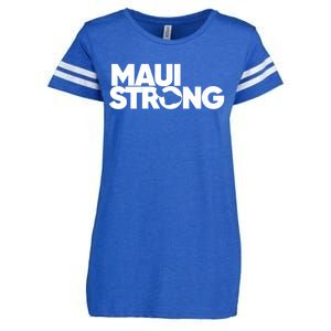 Pray For Maui Hawaii Strong I Stand With Maui Enza Ladies Jersey Football T-Shirt