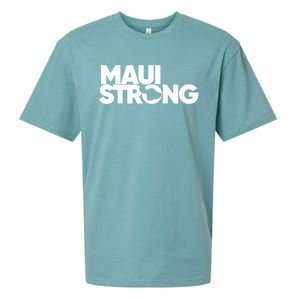 Pray For Maui Hawaii Strong I Stand With Maui Sueded Cloud Jersey T-Shirt