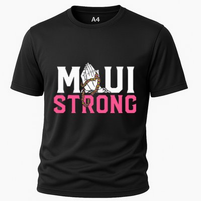 Pray For Maui Hawaii Strong Cooling Performance Crew T-Shirt