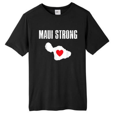 Pray For Maui Hawaii Strong Tall Fusion ChromaSoft Performance T-Shirt