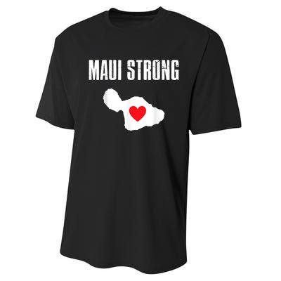 Pray For Maui Hawaii Strong Performance Sprint T-Shirt