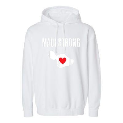 Pray For Maui Hawaii Strong Garment-Dyed Fleece Hoodie