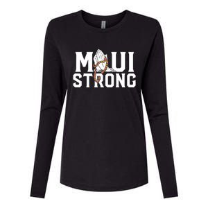 Pray For Maui Hawaii Maui Hawaii Strong Design Womens Cotton Relaxed Long Sleeve T-Shirt