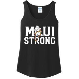 Pray For Maui Hawaii Maui Hawaii Strong Design Ladies Essential Tank