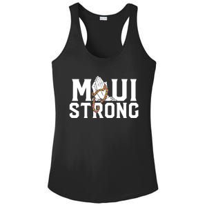 Pray For Maui Hawaii Maui Hawaii Strong Design Ladies PosiCharge Competitor Racerback Tank