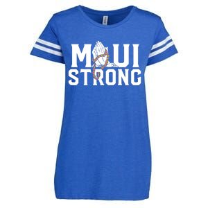 Pray For Maui Hawaii Maui Hawaii Strong Design Enza Ladies Jersey Football T-Shirt