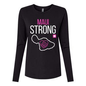 Pray For Maui Hawaii Support For Hawaii Fire Victims Womens Cotton Relaxed Long Sleeve T-Shirt