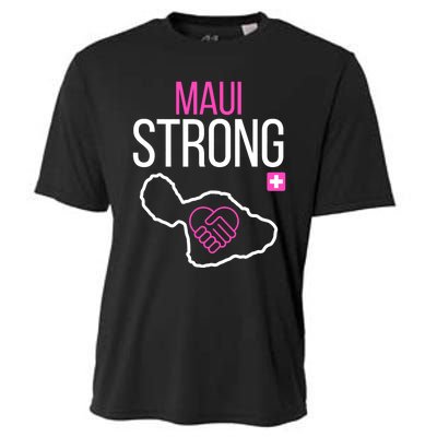 Pray For Maui Hawaii Support For Hawaii Fire Victims Cooling Performance Crew T-Shirt