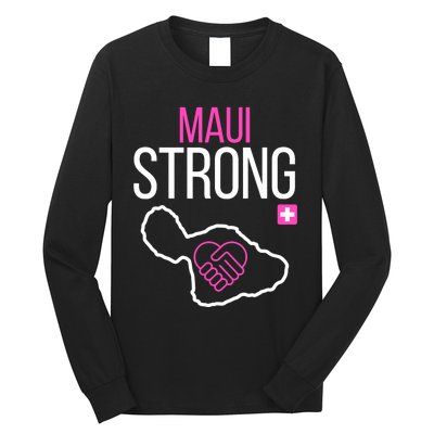 Pray For Maui Hawaii Support For Hawaii Fire Victims Long Sleeve Shirt