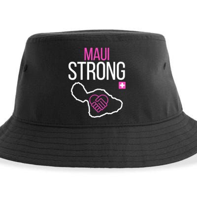 Pray For Maui Hawaii Support For Hawaii Fire Victims Sustainable Bucket Hat