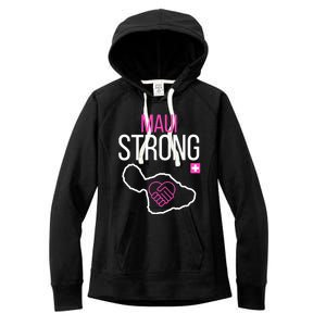 Pray For Maui Hawaii Support For Hawaii Fire Victims Women's Fleece Hoodie