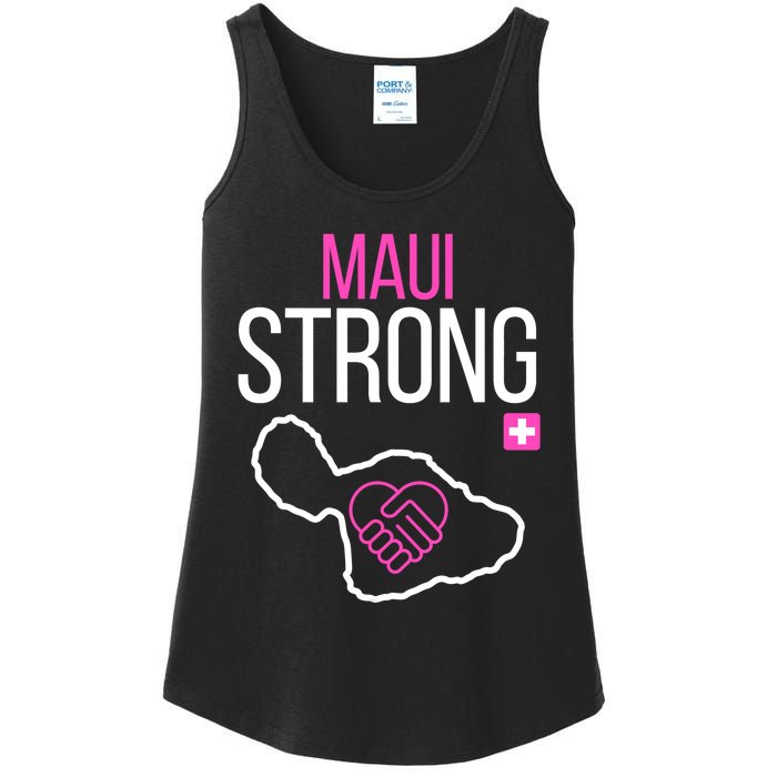 Pray For Maui Hawaii Support For Hawaii Fire Victims Ladies Essential Tank