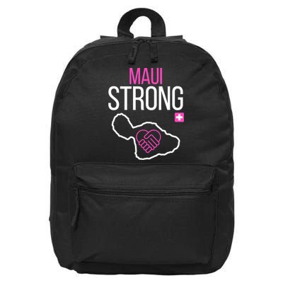 Pray For Maui Hawaii Support For Hawaii Fire Victims 16 in Basic Backpack