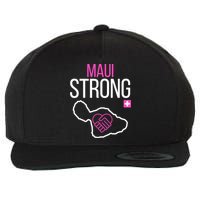 Pray For Maui Hawaii Support For Hawaii Fire Victims Wool Snapback Cap