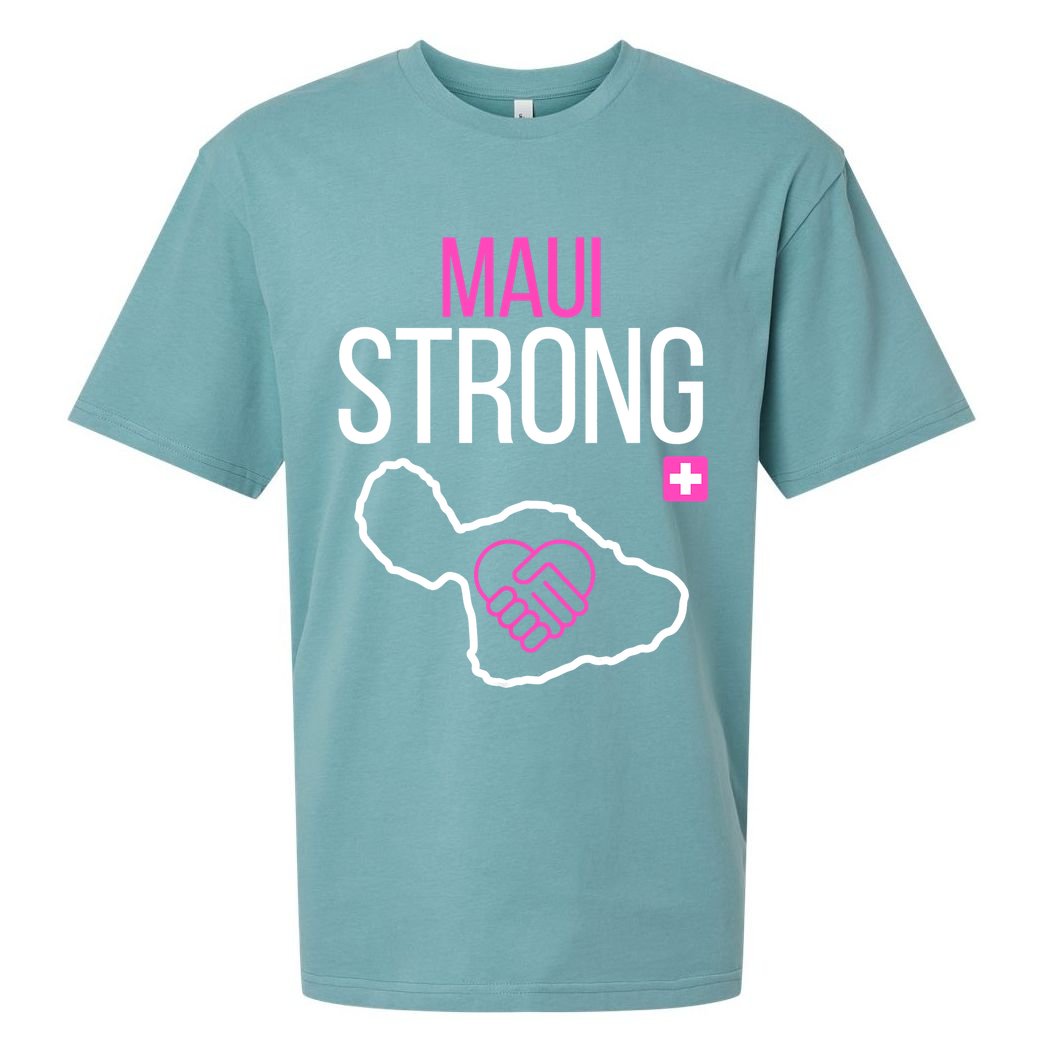 Pray For Maui Hawaii Support For Hawaii Fire Victims Sueded Cloud Jersey T-Shirt