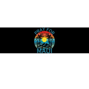 Pray For Maui Hawaii Wildflower Support Men Women Bumper Sticker