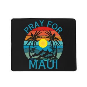 Pray For Maui Hawaii Wildflower Support Men Women Mousepad