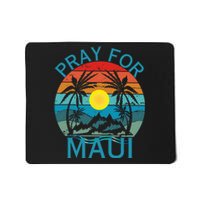 Pray For Maui Hawaii Wildflower Support Men Women Mousepad