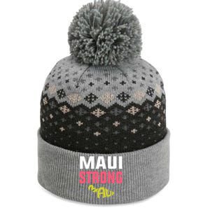 Pray For Maui Hawaii Strong Gift Lahaina Fires The Baniff Cuffed Pom Beanie