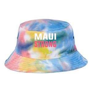 Pray For Maui Hawaii Strong Gift Lahaina Fires Tie Dye Newport Bucket Hat