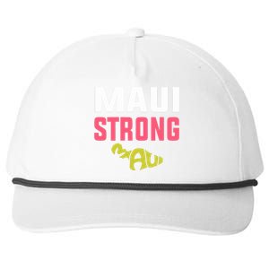 Pray For Maui Hawaii Strong Gift Lahaina Fires Snapback Five-Panel Rope Hat