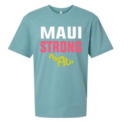 Pray For Maui Hawaii Strong Gift Lahaina Fires Sueded Cloud Jersey T-Shirt