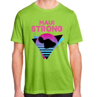 Pray For Maui Hawaii Strong Vintage Maui Hawaii Strong Adult ChromaSoft Performance T-Shirt