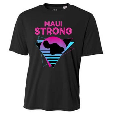 Pray For Maui Hawaii Strong Vintage Maui Hawaii Strong Cooling Performance Crew T-Shirt