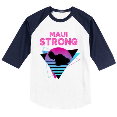 Pray For Maui Hawaii Strong Vintage Maui Hawaii Strong Baseball Sleeve Shirt