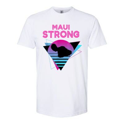 Pray For Maui Hawaii Strong Vintage Maui Hawaii Strong Softstyle® CVC T-Shirt