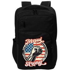 Pray For Maui Hawaii Strong Impact Tech Backpack