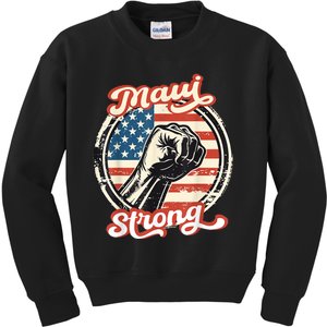 Pray For Maui Hawaii Strong Kids Sweatshirt