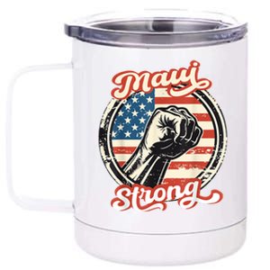 Pray For Maui Hawaii Strong 12 oz Stainless Steel Tumbler Cup