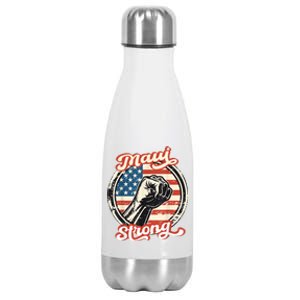 Pray For Maui Hawaii Strong Stainless Steel Insulated Water Bottle