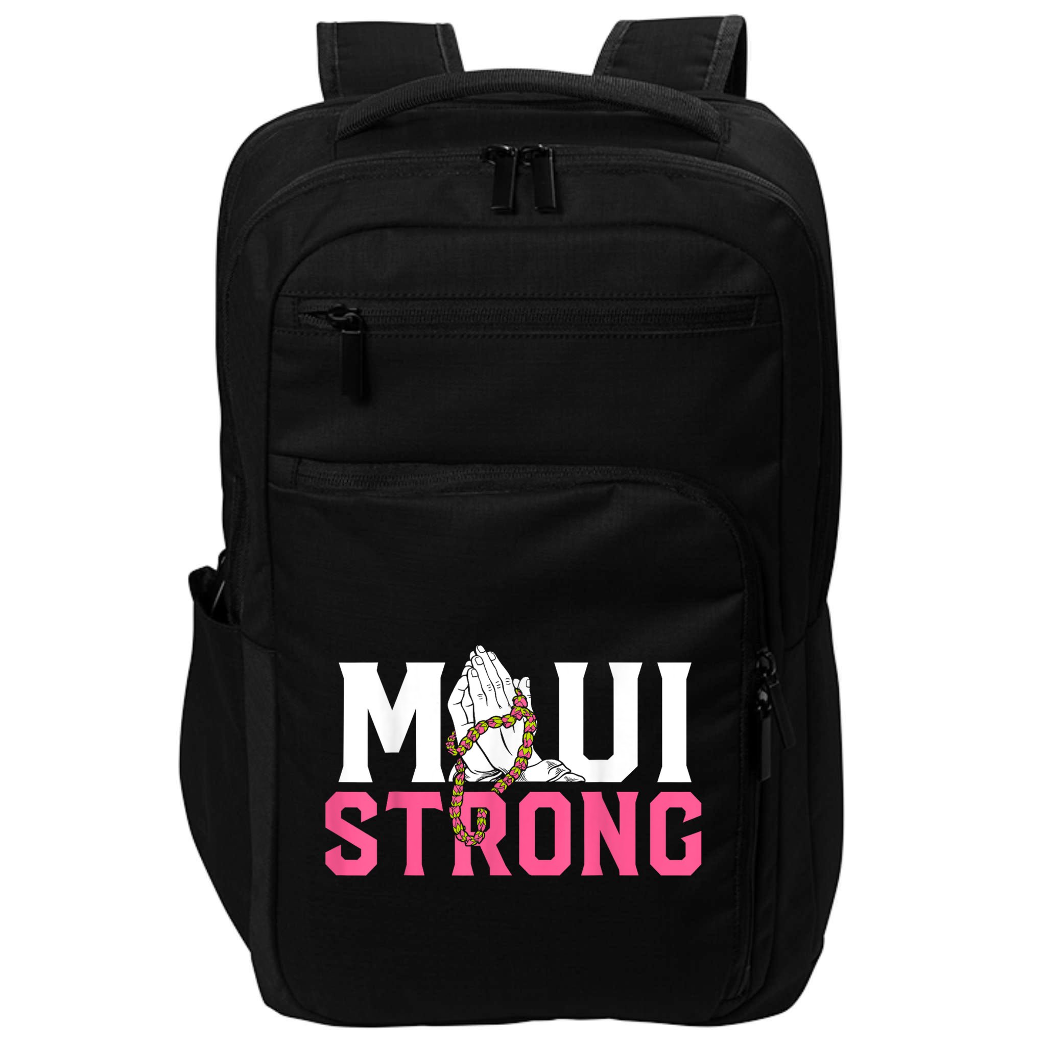 Pray For Maui Hawaii Strong Impact Tech Backpack