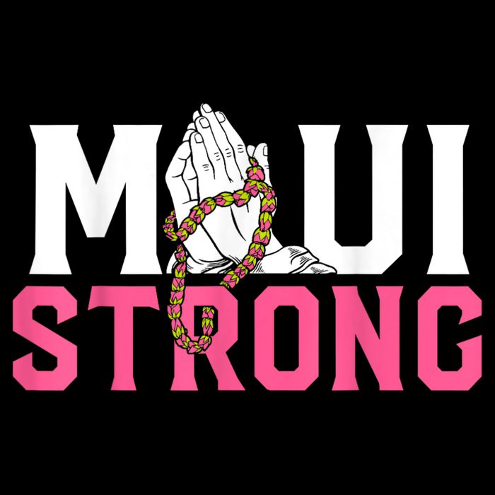Pray For Maui Hawaii Strong Sustainable Bucket Hat