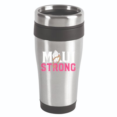 Pray For Maui Hawaii Strong 16oz Travel Tumbler