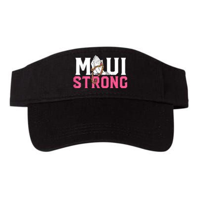 Pray For Maui Hawaii Strong Valucap Bio-Washed Visor