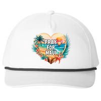 Pray For Maui Pray For Hawaii Wildfire Support Snapback Five-Panel Rope Hat