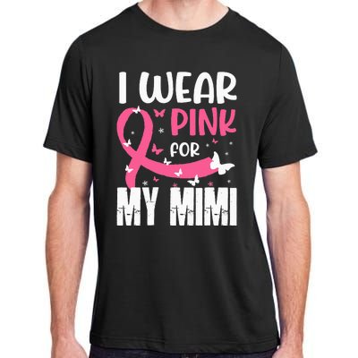 Pink For My Mimi Breast Cancer Awareness Butterfly Adult ChromaSoft Performance T-Shirt