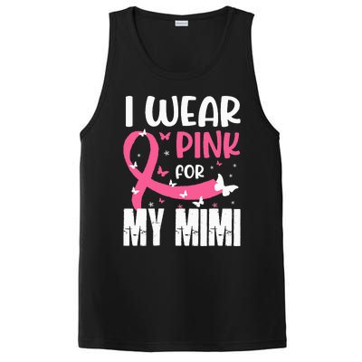 Pink For My Mimi Breast Cancer Awareness Butterfly PosiCharge Competitor Tank