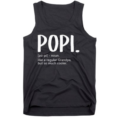 Popi For Men Fathers Day Idea Regular Grandpa Popi Tank Top