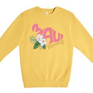 Pray For Maui Strong Hawaii Premium Crewneck Sweatshirt